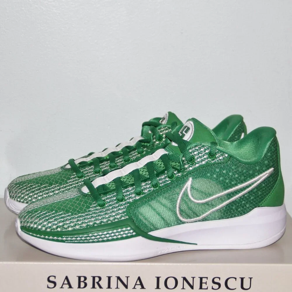 Nike Sabrina 1 TB Apple Green Basketball Shoes Womens 7 7.5